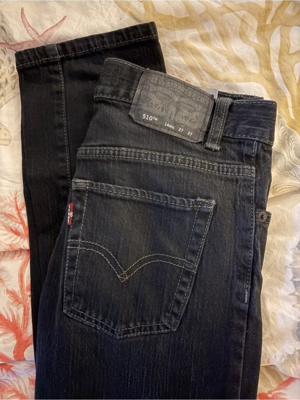 Levi's 510 Super Skinny Fit Boys Jeans in Black